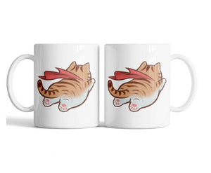 Adorably Designed Ceramic Cat-Inspired Tumbler Delightful Companion for Relaxing Tea & Coffee Breaks Anytime Anywhere - Product Image 6