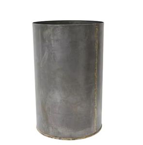 Lot Décoratif de 3 Grandes Jardinières Rondes en Métal Couleur Soudée Rouillée pour Décoration de Jardin Plantes de Jardinage en Plein Air Vente en Gros - Product Image 1