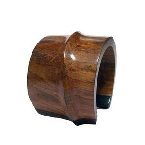 Bracelets en bois faits à la main, aspect luxueux, imperméables, surface polie lisse, couleurs personnalisées, bijoux ethniques pour femmes, cadeau d'affaires - Product Image 1