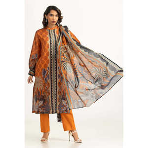 IUSTKSD-2203 Ensemble décontracté 3 pièces imprimé pour l'été, design respirant - Product Image 3