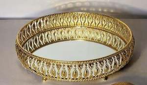 Plateau en bois écologique avec poignées en métal Bar Restaurants Table basse Plateau Plateau en bois naturel Fabricant Prix de gros - Product Image 6