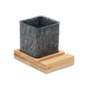 OROSTAN Portapenne Quadrato in Legno Ecosostenibile, Soluzione di Merchandising Verde - Product Image 6