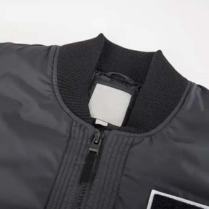Vestes bomber pour hommes, style décontracté personnalisé, meilleures ventes, nouvelle arrivée, vente en gros, vêtements de rue, patchs brodés, logo frontal, automne - Product Image 4