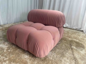 Modern High Quality Sectional Sofa Velvet Fabric Sofa Set Living Room Mario Bellini Modular Sofa for Living Room Furniture - Product Image 2