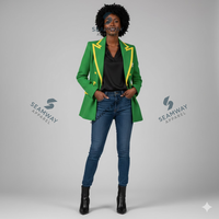 Blazer d'affaires à double boutonnage Chi Eta Phi, veste de smoking pour femme, coupe moderne, revers en pointe, sur mesure, de qualité supérieure