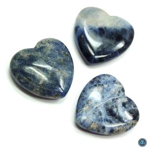 Cristal de alto pulido de piedras preciosas naturales en forma de corazón de sodalita de calidad superior con técnica de tallado regalo/Decoración de meditación - Product Image 3