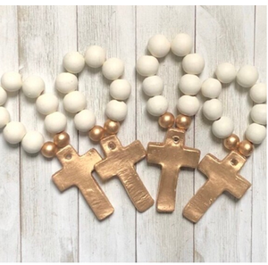 Servilletero con cuentas de madera para boda, decoración del hogar, mesa de cena, artículo, servilletero con cuentas de madera - Product Image 3