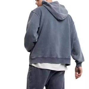 Sudaderas con capucha de manga larga para hombre y unisex con logotipo personalizado, sudaderas deportivas de gimnasio de algodón 100% para entrenamiento, Technics bordados - Product Image 5