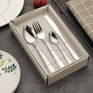 Couverts de luxe en acier inoxydable avec logo personnalisé, miroir, ensemble de couverts pour mariage d'hôtel, couverts or martelé avec étoile et diamant - Product Image 5