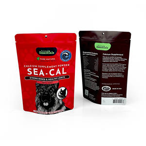 कस्टम मुद्रित स्टैंड अप पाउच पुनः प्रयोज्य पालतू जानवर भोजन बैग प्लास्टिक पैकेजिंग जिपर बैग - Product Image 3