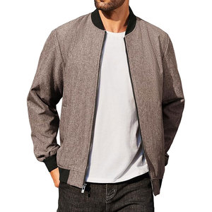 แจ็กเก็ตผ้าฟลีซซอฟต์เชลล์สำหรับผู้ชายกางเกงยีนส์สไตล์วินเทจน้ำหนักเบามีซิปด้านหน้าติดป้ายได้ตามต้องการฤดูหนาว - Product Image 6