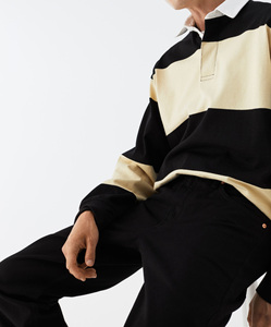 Vaqueros de mezclilla azules rectos de alta calidad estilo baggy a la moda, vaqueros baggy personalizados para hombre, vaqueros holgados de estilo hip hop urbano. - Product Image 2