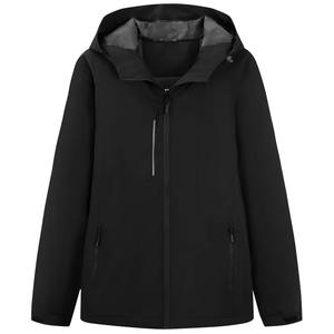 Men's Winter Outdoor Warm Zipper <b>Hoodie</b> Jacket Breathable Fashion Personality Customization with Front Logo for <b>Children</b> - Product Image 5