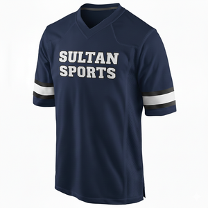 Maillot de football américain de haute qualité à manches courtes, taille plus, caractéristique - Product Image 2