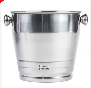 Dernier refroidisseur de vin de concepteur de finition argentée de regard avec le support pour le restaurant et le bar d'hôtel - Product Image 2