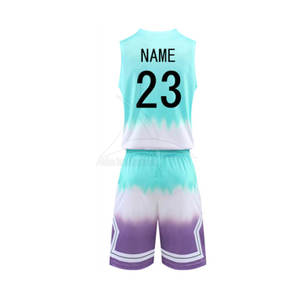 Nouvel arrivage Uniforme de basket-ball couleur unique Offre Spéciale uniforme de basket-ball nom de l'équipe personnalisé de bonne qualité - Product Image 6