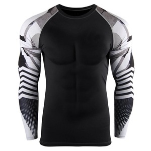 Power Stretch Men Rash Guard con ajuste flexible y tela transpirable para entrenamiento y actividades deportivas para todas las estaciones - Product Image 6
