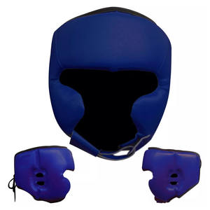 เครื่องป้องกันศีรษะหนังแท้สำหรับฝึกมวย MMA มวยไทยเทควันโดสีและขนาดที่กำหนดเองได้ S-3XL - Product Image 4