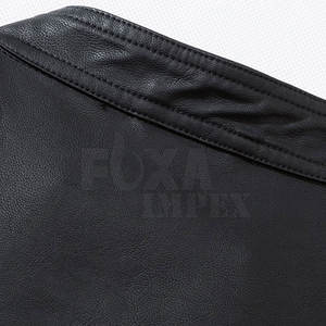 Veste en cuir pour hommes Automne hiver Veste en cuir pour hommes de meilleure qualité Veste en cuir véritable pour hommes - Product Image 6