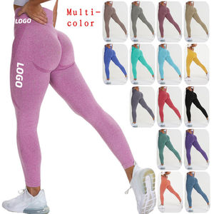 Pantalon de yoga sans couture imprimé sur mesure pour femmes | Leggings de gym taille haute pour entraînement vêtements de fitness sublimés - Product Image 2