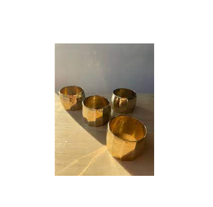 ชุดแหวนผ้าเช็ดปากสีทองวงแหวนทองเหลือง,สำหรับโรงแรมและร้านอาหารบนโต๊ะอาหารเสิร์ฟที่วางแหวนผ้าเช็ดปากพร้อมขาย - Product Image 1