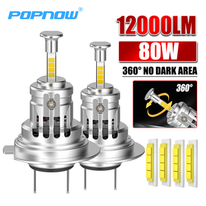 Nuevo Faro Delantero LED para Automóvil H7, 6000K, Tamaño Mini <span class=keywords><strong>1</strong></span>:<span class=keywords><strong>1</strong></span>, Luz para Automóvil, Enchufe y Listo, Bombillas LED para Faro Delantero H7 - Product Image 2