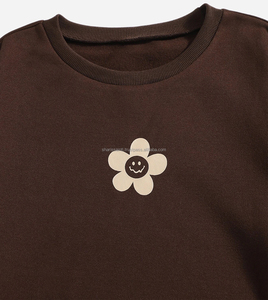 Vintage/Acid Washed 100% Cotton French Terry Sweatshirt with Unique <b>Animal</b> <b>Pattern</b> - Product Image 4