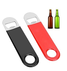 Ouvre-bouteille en acier inoxydable de forme plate avec logo personnalisé avec décapsuleur et clé Ouvre-bouteille en métal avec lève-bouchon - Product Image 6