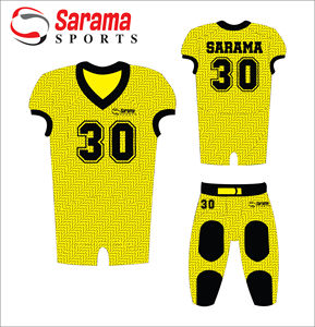 Maillot de Football américain, personnalisé, rétro, portable, vente en gros - Product Image 2