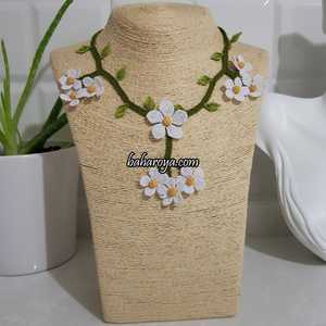Fatoş Collar de flores de primavera Igne Oyası Colección No. 2 Accesorio de moda para mujer - Product Image 1