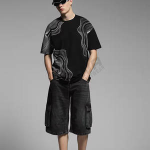 T Shirt Chemises personnalisées de haute qualité pour hommes T-shirt surdimensionné en coton vierge lourd pour hommes - Product Image 4