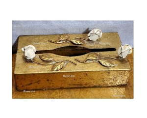 Caja de servilletas de acero inoxidable de Calidad exclusiva caja de papel de seda de tamaño personalizado de diseño antiguo para uso doméstico - Product Image 1