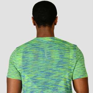 เสื้อยืดสำหรับผู้ชายคอกลมแขนสั้นระบายอากาศได้ดีดีไซน์ว่างเปล่า2025ออกแบบได้ตามต้องการ - Product Image 2