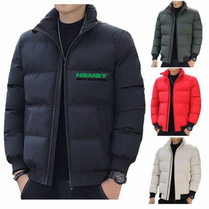High Street hommes de haute qualité hiver chaud personnaliser élégant Logo chauffage imperméable Zip bouffant respirant veste d'hiver pour hommes - Product Image 2