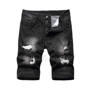 Nouvelle Arrivée Short en Jean Décontracté pour Homme Taille Mi-Haute Élastique 100% Coton Séchage Rapide Respirant Qualité Supérieure Meilleure Vente - Product Image 1
