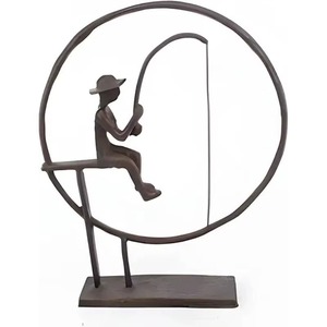 GROSSE REMISE ; Figurines de couple en fer modernes - Sculptures - Significatives pour les cadeaux pour la Saint-Valentin, Foi et Dévotion - Product Image 5