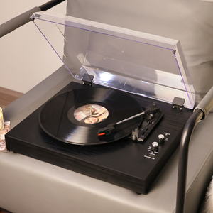 Tourne-disque <span class=keywords><strong>vinyle</strong></span> tout-en-un avec son haute fidélité, plateau antidérapant et stylet rubis - Product Image 6