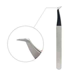 Vente flash : Pinces professionnelles pointues pour extensions de cils, volume, fibre, acier inoxydable, antistatique, application de faux cils - Product Image 1