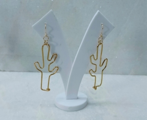 <b>Heart</b> Shape Wired Brass Gold Brass Post Earrings Fancy Partywear Fashion Brass Metal Stud Earrings <b>Black</b> Antique Gold - Product Image 6