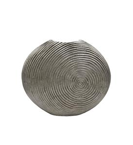 Vase à fleurs en métal et aluminium au design tendance, vente en gros de vases à fleurs nickelés de bonne qualité au design fait main - Product Image 1