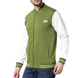 Custom Made Design Breathable Comfortable Stand Collar Front Logo Bomber <b>Jacket</b> for <b>Men</b> <b>Long</b> Sleeves Best Selling Winter <b>Jacket</b> - Product Image 1