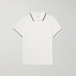 Camiseta con cuello de Polo para hombre, Jersey ajustado de tendencia, 100% algodón, camiseta Unisex para hombre, camiseta lisa personalizada con logotipo OEM - Product Image 1