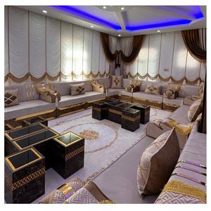 Sièges au sol orientaux, canapé ethnique, canapé Majlis arabe, canapé de style ottoman, ensemble Jalsa arabe, sièges au sol orientaux de luxe - Product Image 1