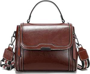 Sac à bandoulière en cuir de qualité supérieure Sac à bandoulière élégant avec sangle réglable, rabat sécurisé, finition élégante et style d'inspiration urbaine - Product Image 6