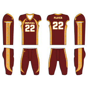 American Youth Football Uniforms Custom Colors & Logos Available Sublimation Embroidery & <b>Applique</b> American Football Jersey - Product Image 5