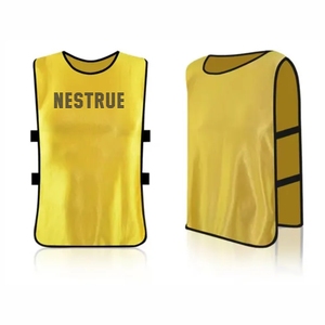 Wholesale Custom Club Numbered 100% Polyester Mesh Soccer Training <b>Bibs</b> <b>Football</b> Pinnies for Adults Kids-Light Breathable - Product Image 1