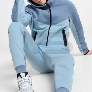 Conjunto Deportivo de Chándal Ligero y Transpirable de Talla Grande para Hombre, de Poliéster/Algodón, para Invierno, Venta Caliente - Product Image 4