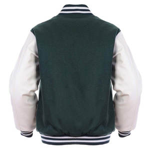 Custom Made Men Plain Vintage College Letterman Baseball Jacket Classic Wholesale Rates Blank Varsity Jackets - Product Image 2