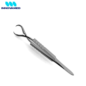 Pinzas Quirúrgicas Dentales de 9.5cm, Pinzas de Acero Inoxidable para Uso Médico, Herramientas, Alicates para Servilletas, Marca INNOVAMED - Product Image 2
