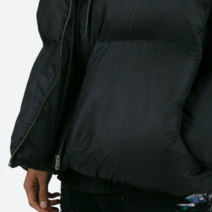 Chaqueta Safari ligera para hombre 2025, diseño OEM personalizado de alta calidad, cuello levantado impermeable, logotipo frontal de invierno - Product Image 6